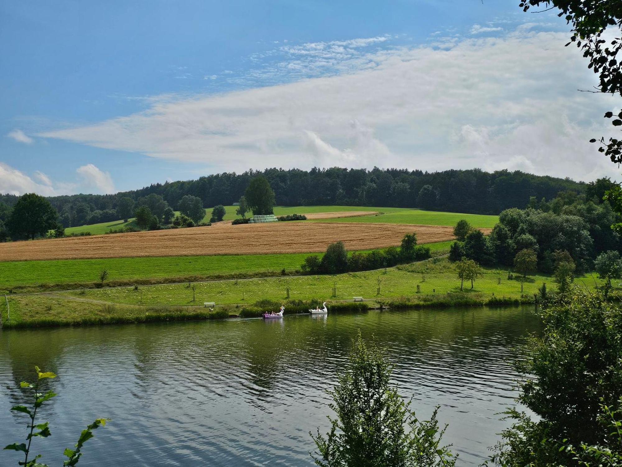 Ferienhaus "Schmetterling" Am See Im Bergland Kirchheim  Exterior foto